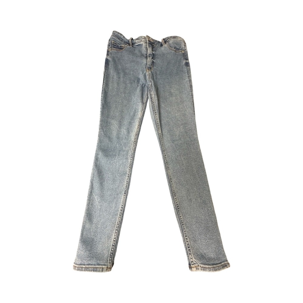 Old Navy Jeans Womens 14 Blue Rockstar Super Skinny Extra High‎ Rise Medium Wash